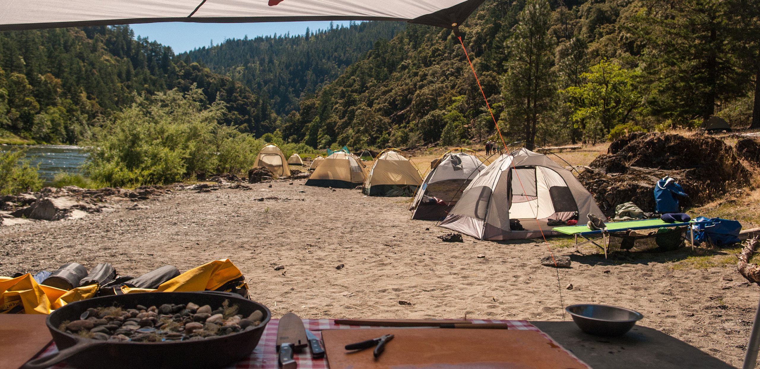 River Camping -