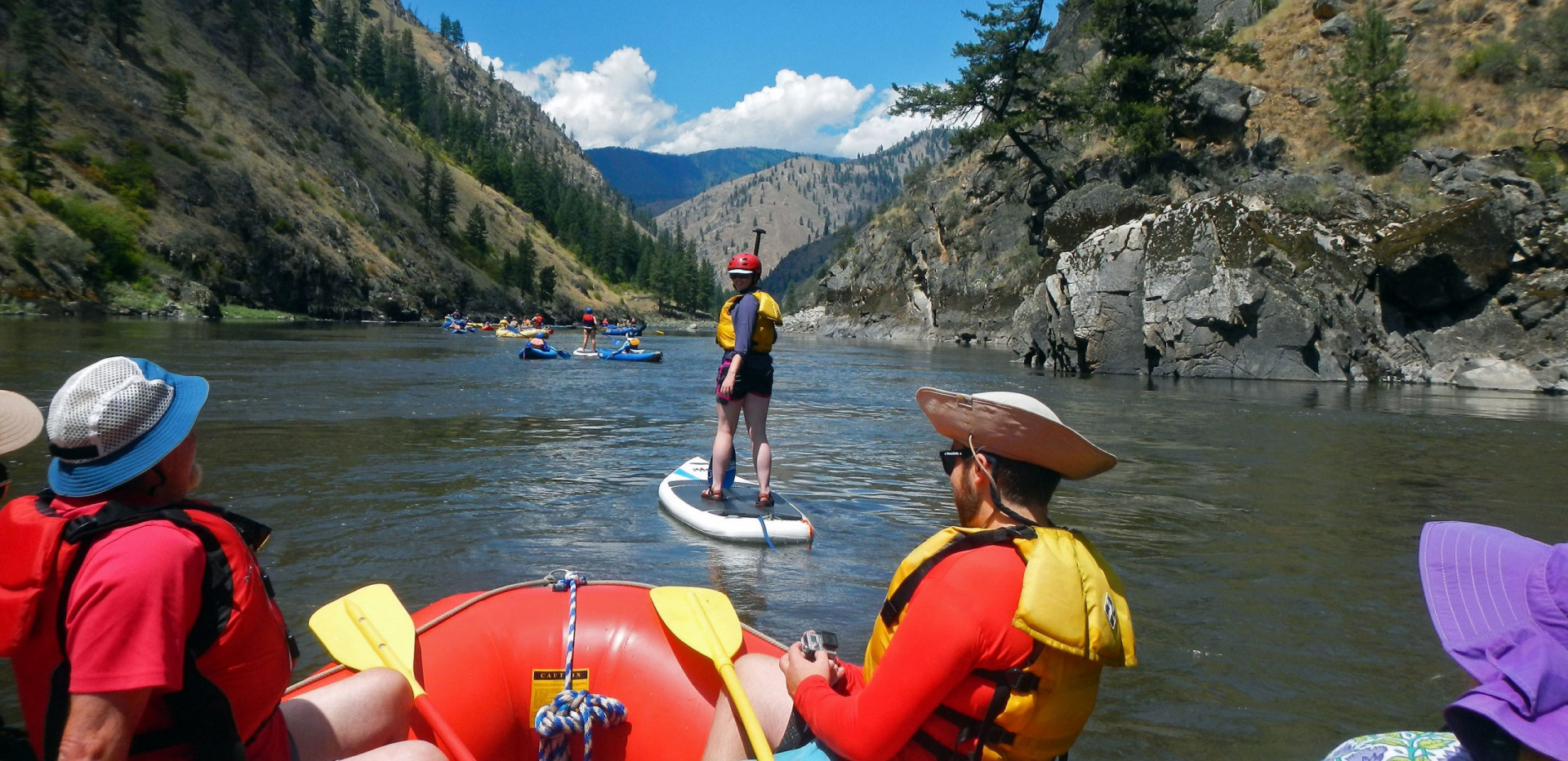 SUP - Family Rafting - Idaho Salmon River