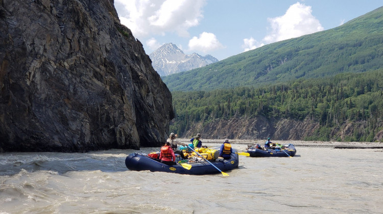Tatshenshini River Rafting - Alaska - Alkie Confluence