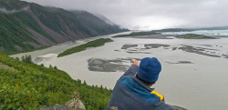 Tatshenshini River Rafting Alaska - View from the Knob. Photo: Pete Wallstrom