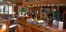 California Salmon Rafting - Lodge Trip - Dining Room